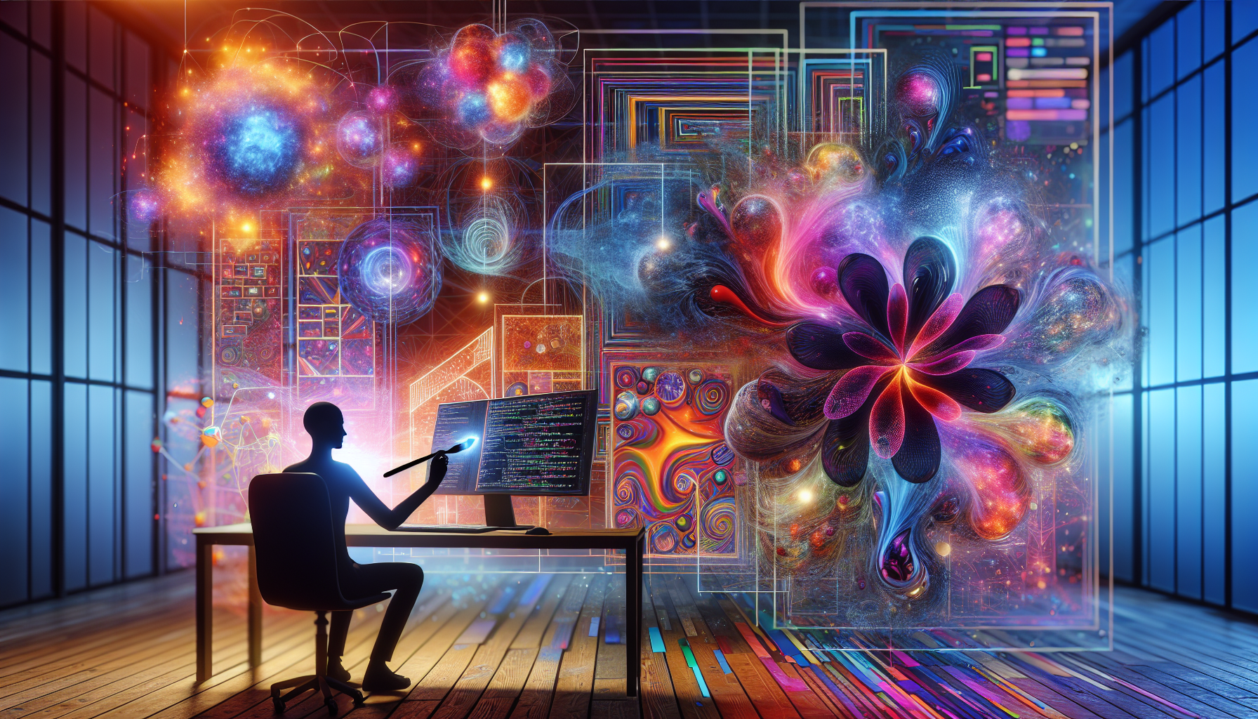 How to Create Stunning Digital Art by Collaborating with Code and AI